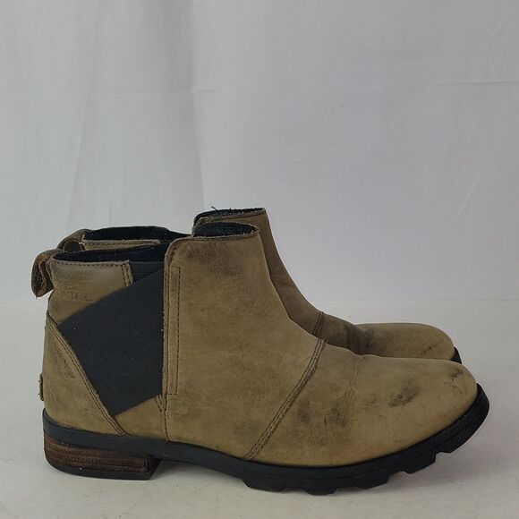 Sorel Emelie Chelsea Major Tan Women's Ankle Boots - Picture 2 of 16